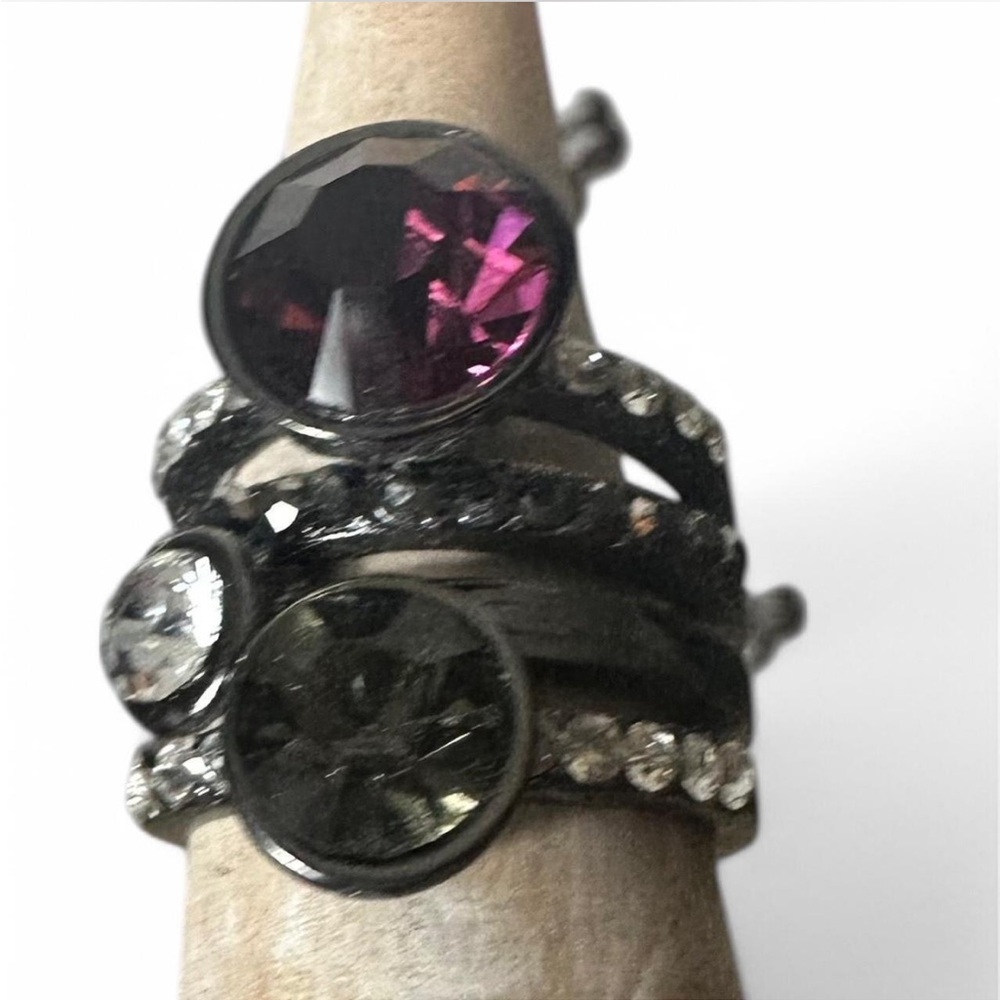 Multi-Stone Stacked Ring‎